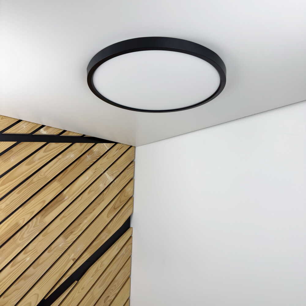 Светильник LED MILLENNIUM 44W 5000K круг черный Violux ( 351244 )